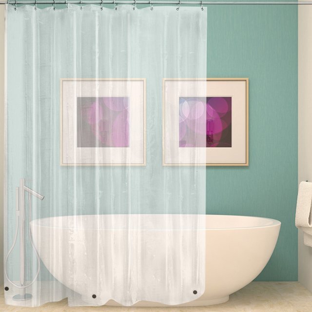 Waterproof Shower Curtain – Anti-Mildew Fabric with Cat Print