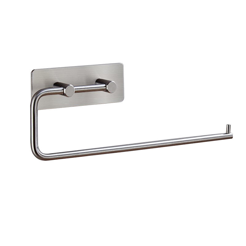 Wall-Mounted Toilet Paper Holder – Minimalist Hook Design for Bathroom
