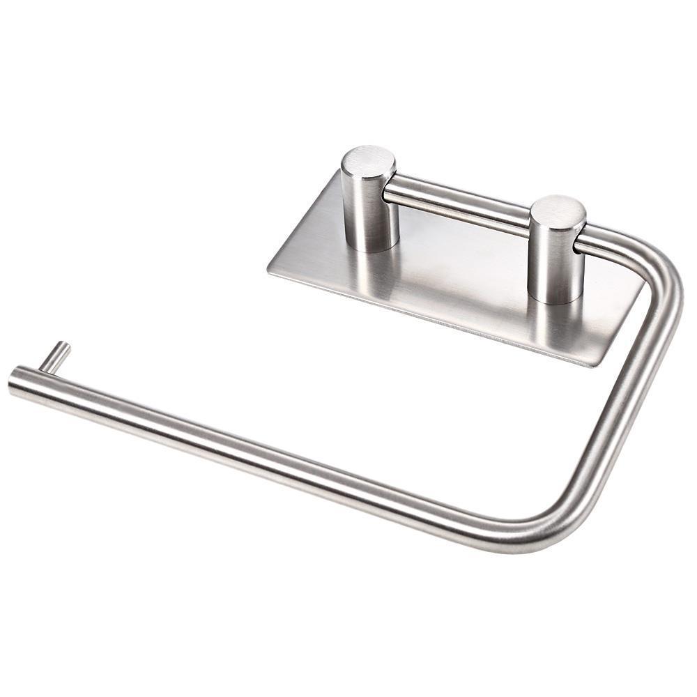 Wall-Mounted Toilet Paper Holder – Minimalist Hook Design for Bathroom
