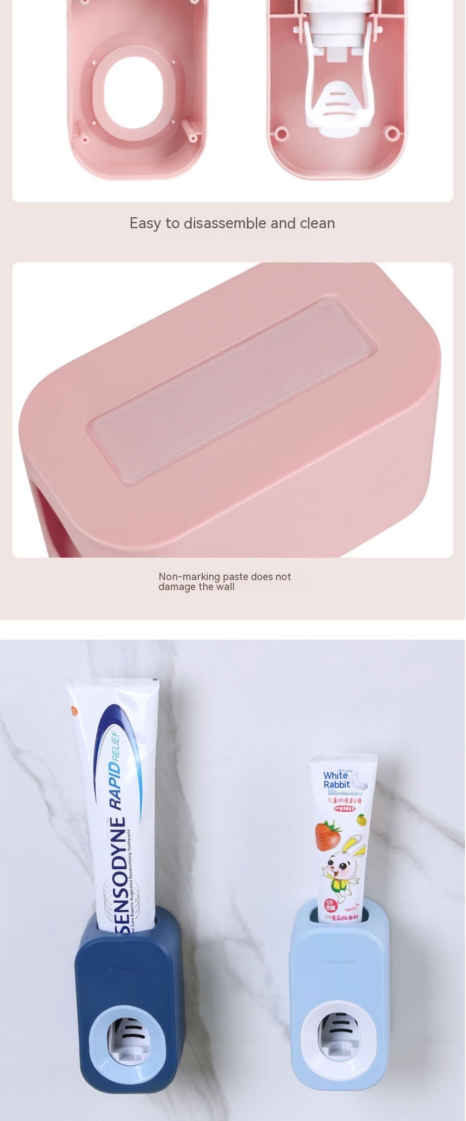 Automatic Toothpaste Squeezer Wall Mount