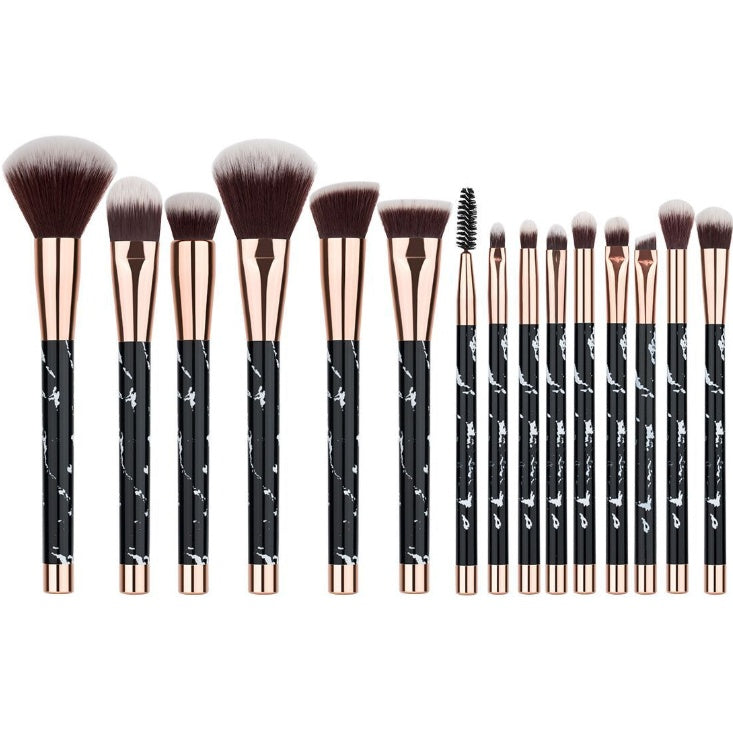 11 Sets of Marble Makeup Brush with makeup brush beauty makeup kit