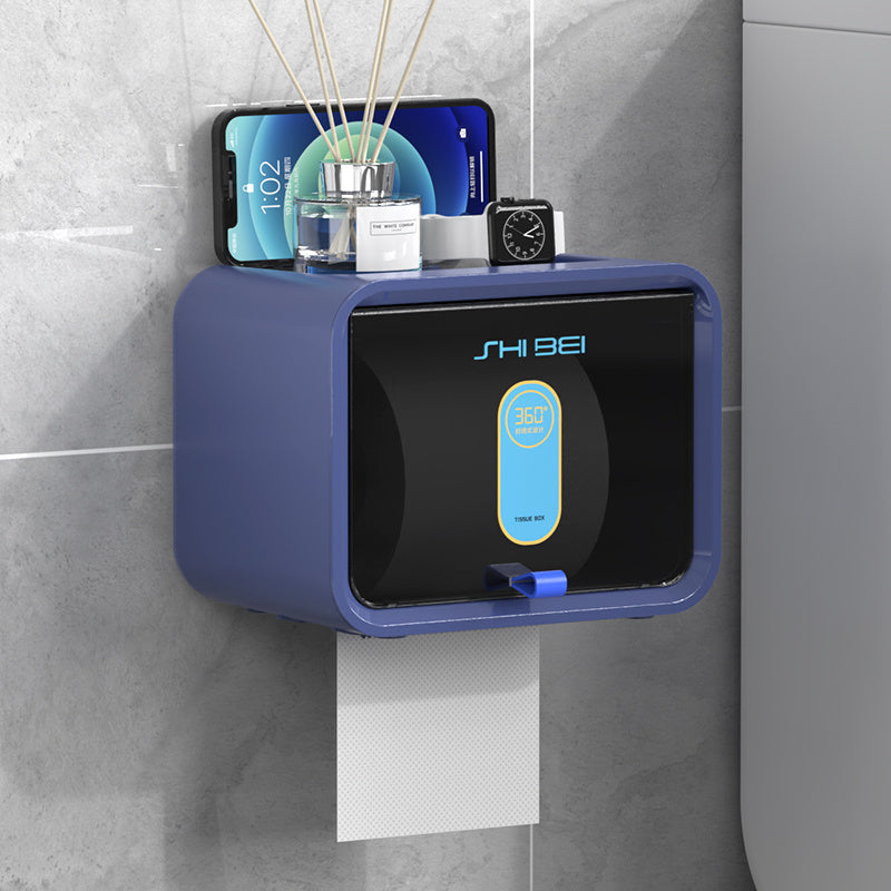 Waterproof Toilet Paper Holder with Storage