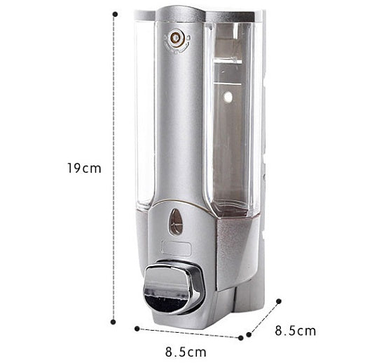 Wall-Mounted Manual Soap Dispenser – Refillable Bottle
