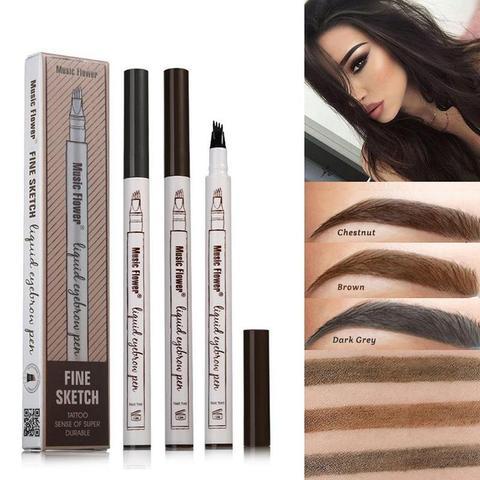 Waterproof 4-Claw Eyebrow Tattoo Pen