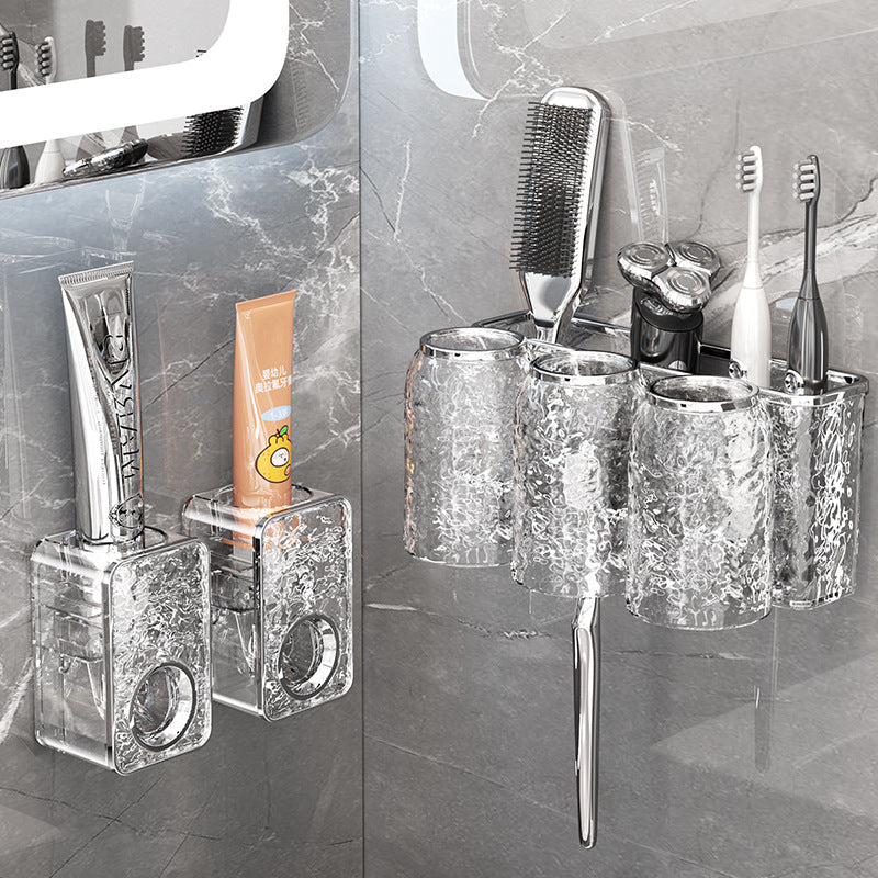 Punch-Free Wall Mounted Toothpaste Squeezer