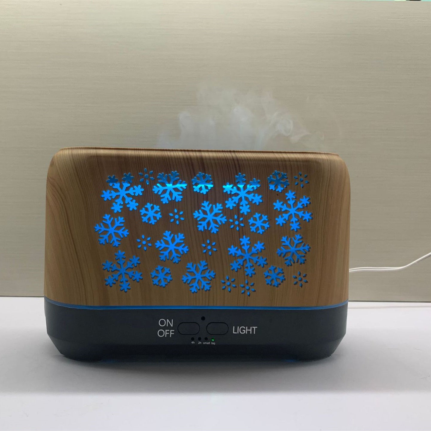 Christmas Snowflake Pattern Humidifier Household Colorful Aromatherapy