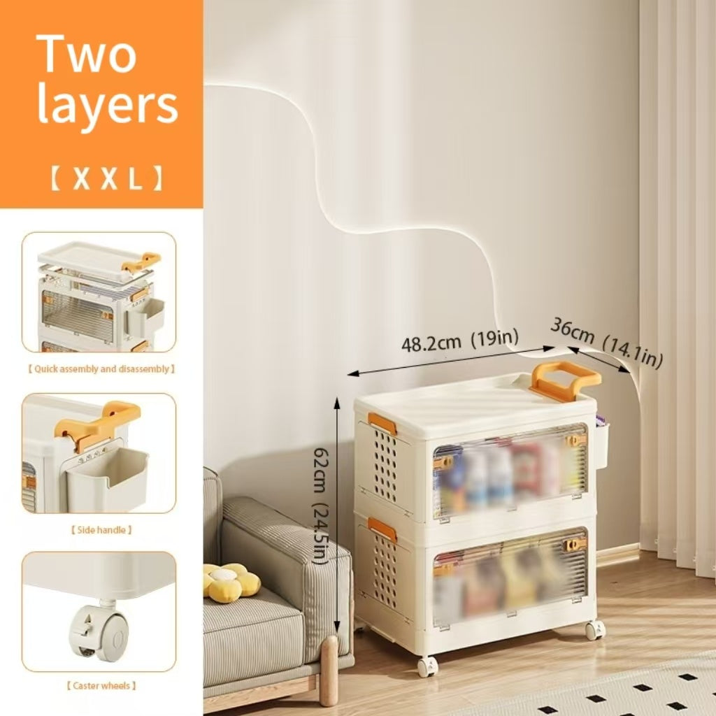 Children's Folding Storage Cabinet USA Only – Fast 3–7 Days Delivery!"