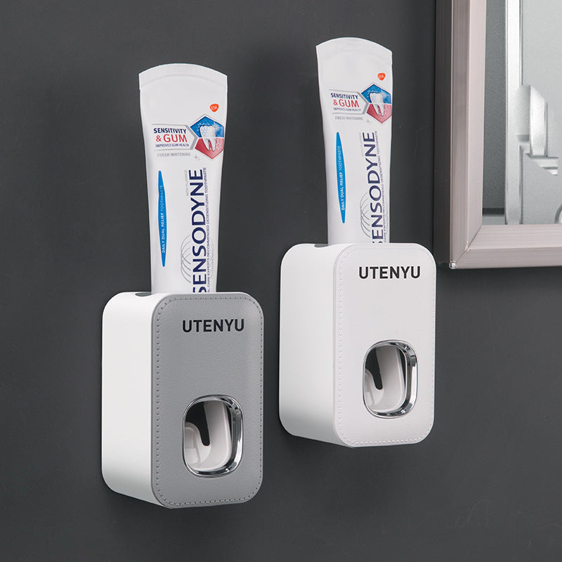 No-Drill Wall Mounted Toothpaste Dispenser