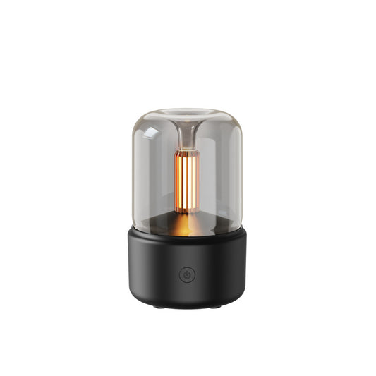 Atmosphere Light Humidifier Candlelight Aroma Diffuser Portable 120ml Electric USB Air Humidifier Cool Light