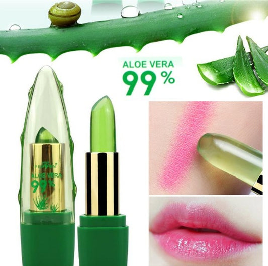 Aloe Vera Gel Color Changing Lipstick Gloss Lip Blam Care