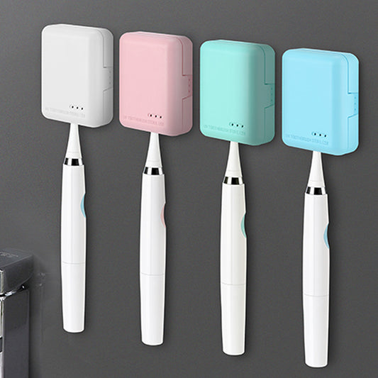 UV Electric Toothbrush Sterilizer – Wall Mounted Punch-Free Holder