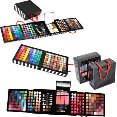 Deluxe 177 Color Eye Shadow  Bronzing Plate Makeup Set