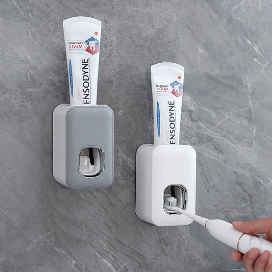 No-Drill Wall Mounted Toothpaste Dispenser