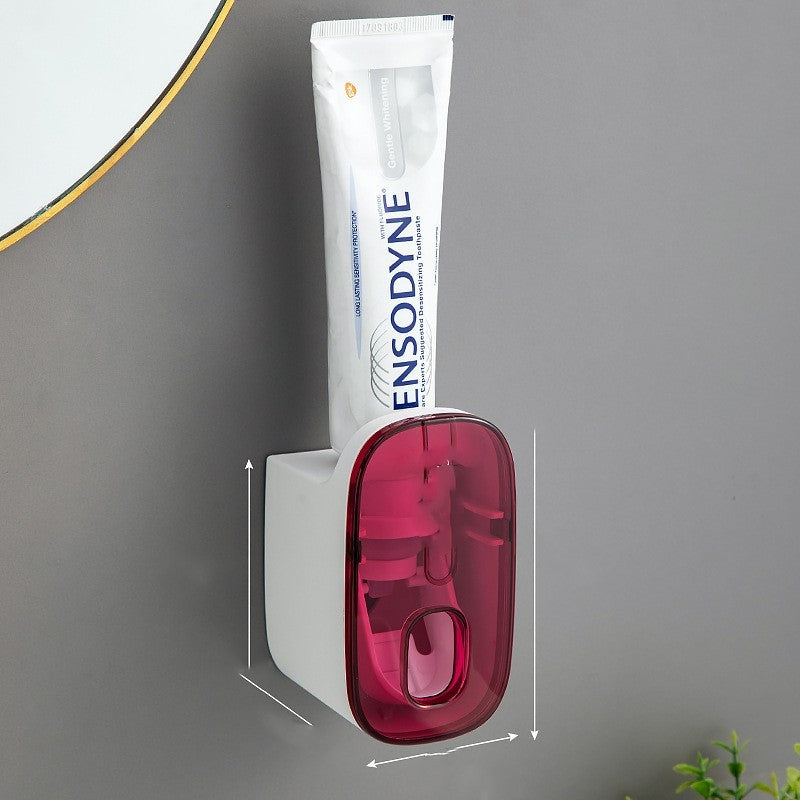 No-Drill Wall Mounted Toothpaste Dispenser