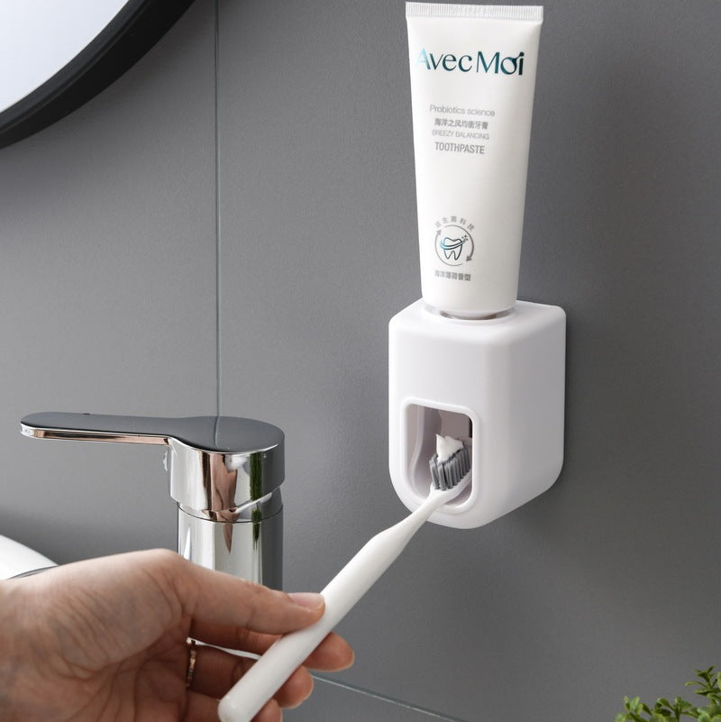Nordic Style Toothpaste Dispenser Set for Bathroom