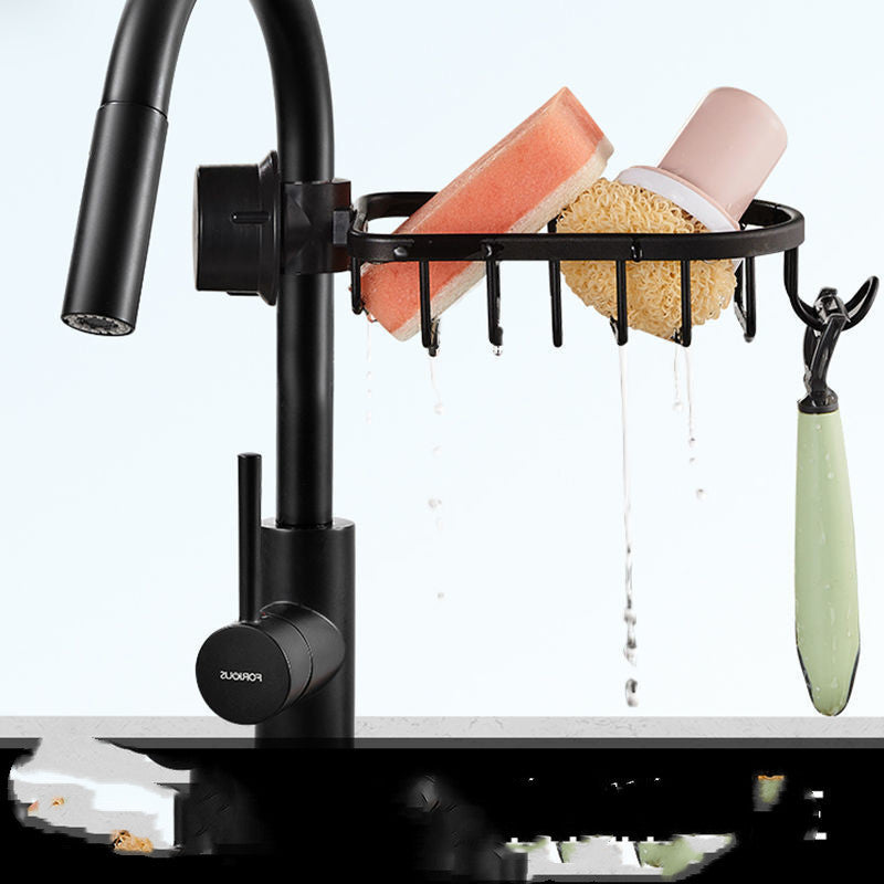 Aluminum Wall-Mounted Shower Storage Rack – Rustproof & Punch-Free