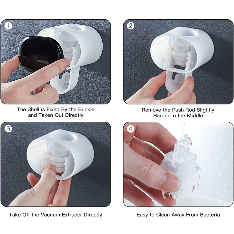 Wall Mounted Automatic Toothpaste Squeeze
